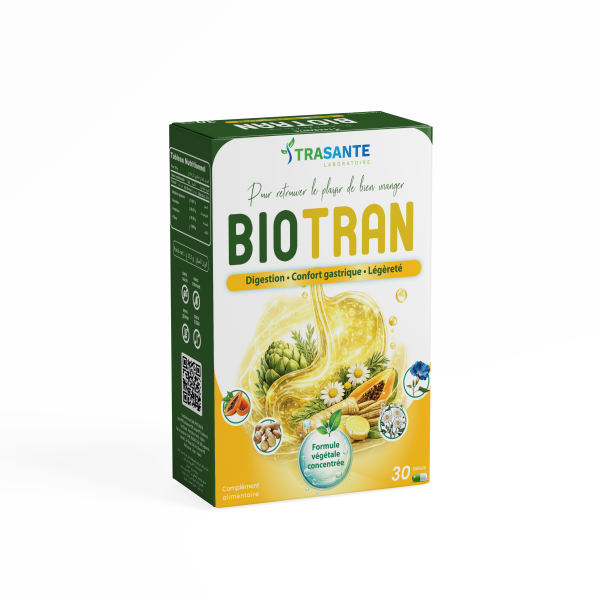 BIOTRAN complément alimentaire TRASANTE – boîte 3D