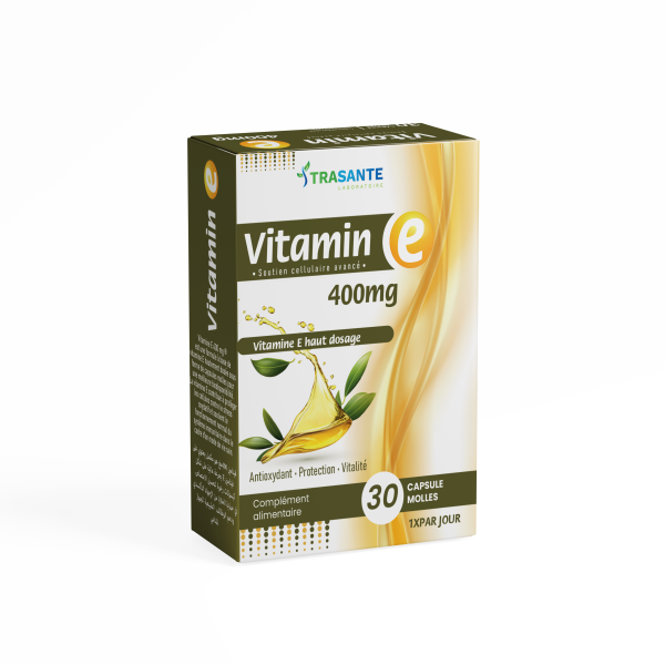 Vitamine E 400 UI TRASANTE – boîte 3D