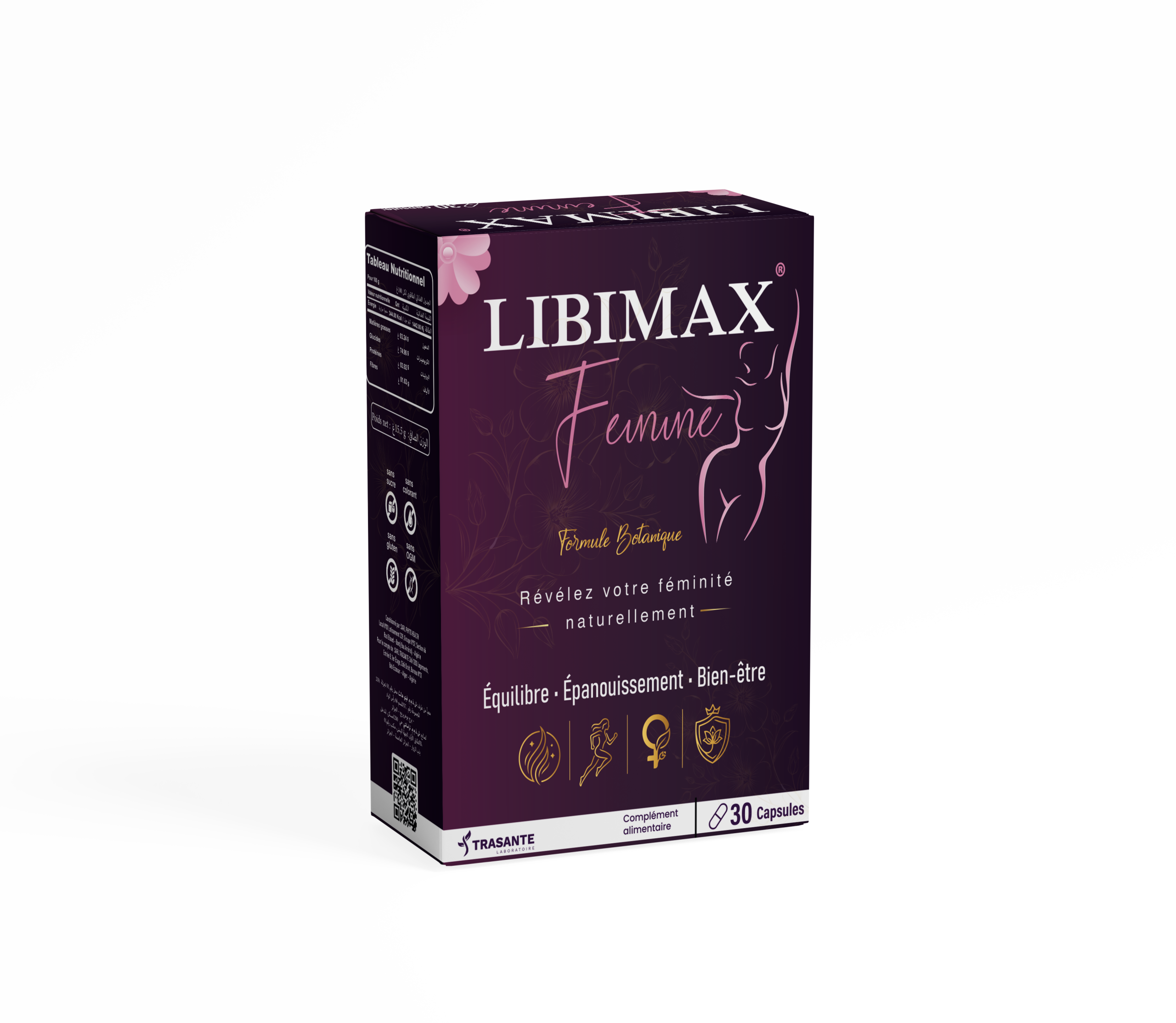 LIBIMAX Femme complément alimentaire TRASANTE – boîte 3D